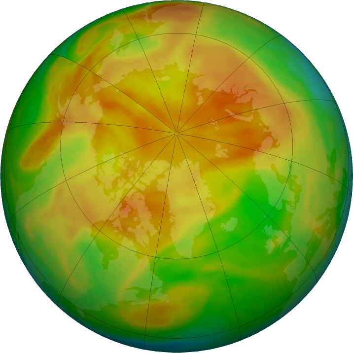 Arctic ozone map for 01 May 2022